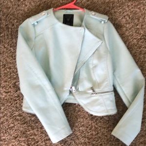 Never worn guess leather jacket